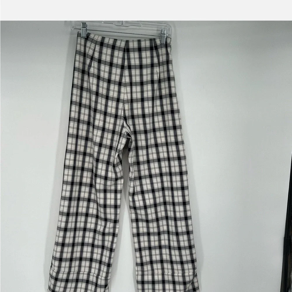 Princess Polly Checkered Pants in Black and White size 6 - Picture 10 of 12